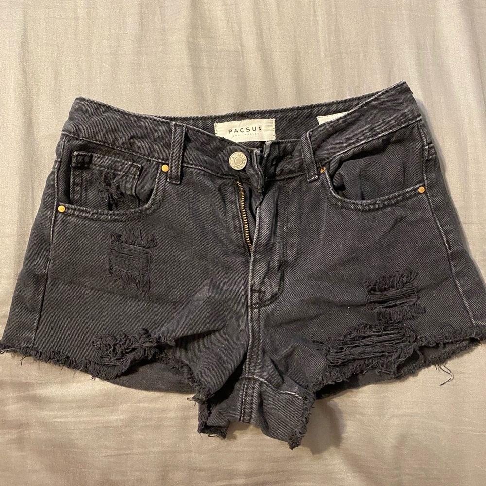 PacSun black jean shorts
